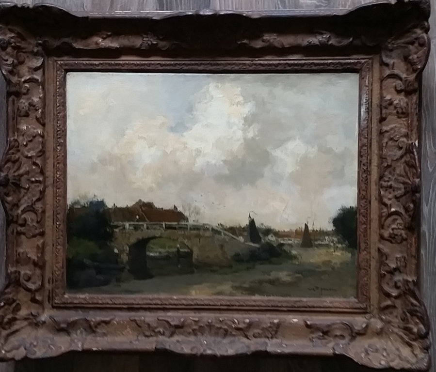 WGF Jansen - Nabij Kortenhoef - Olie op doek kopen? Bied vanaf 1200!