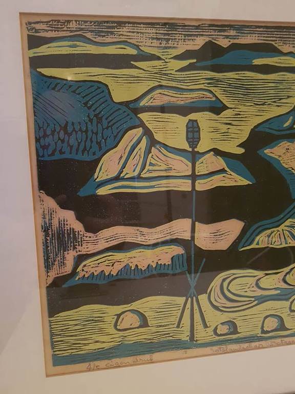 Frans de Haas ( 1934-2007) Houtsnede  kopen? Bied vanaf 50!