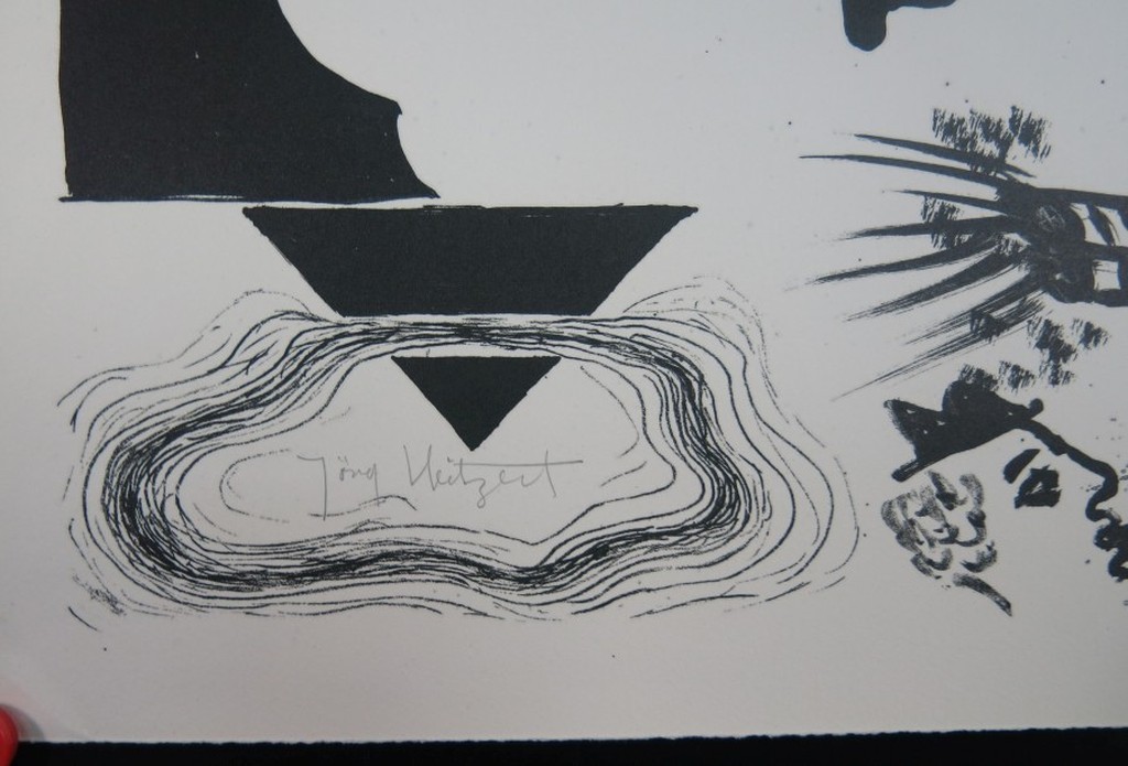 Jean Pierre Vielfaure, Jörg Nietzert e.a.: Litho, Situationisten, fantasiefiguur  kopen? Bied vanaf 35!