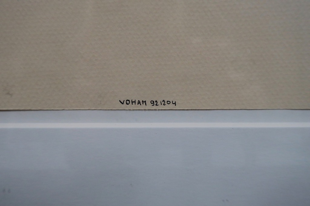 Hans van der Ham: Z/W Tekening, Z.T. - Ingelijst kopen? Bied vanaf 20!