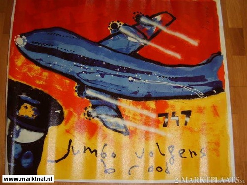 Herman Brood Op LINNEN JUMBO Originele Oplage. kopen? Bied vanaf 399!