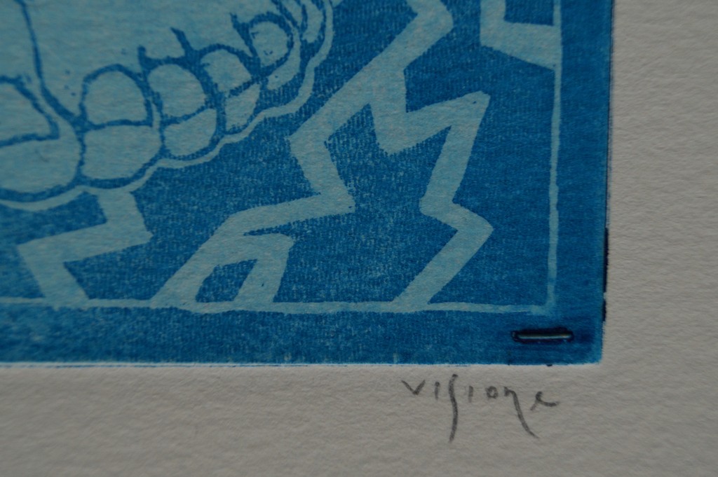 Mark Visione - gesigneerde ets - news kopen? Bied vanaf 20!