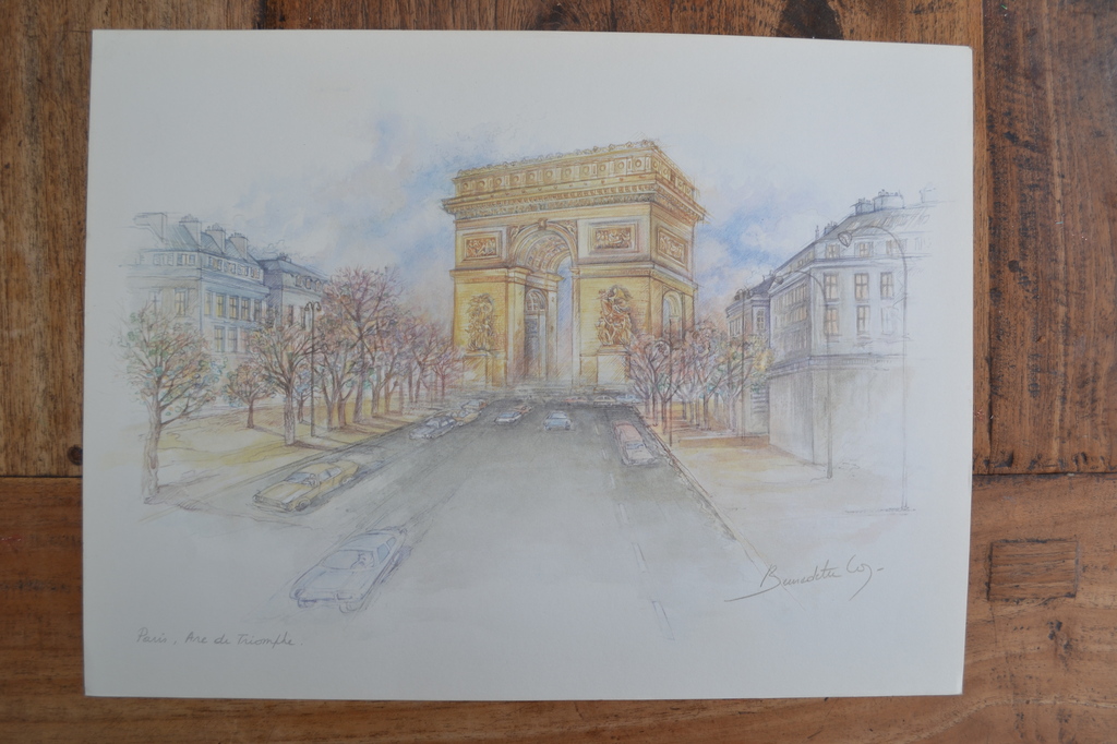 Bernadette Vos - drie lithografieën  - Parijs kopen? Bied vanaf 1!