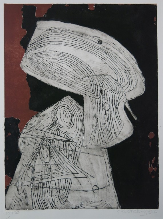 Cees Kortlang: Ets, Kaft der Elementen verkocht voor € 40!