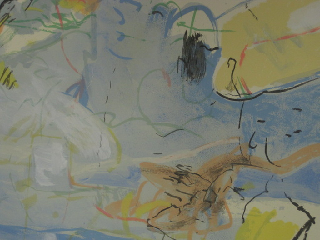 mooie Kees van Bohemen 1928-1985 litho "abstracte compositie" handgesigneerd kopen? Bied vanaf 1!