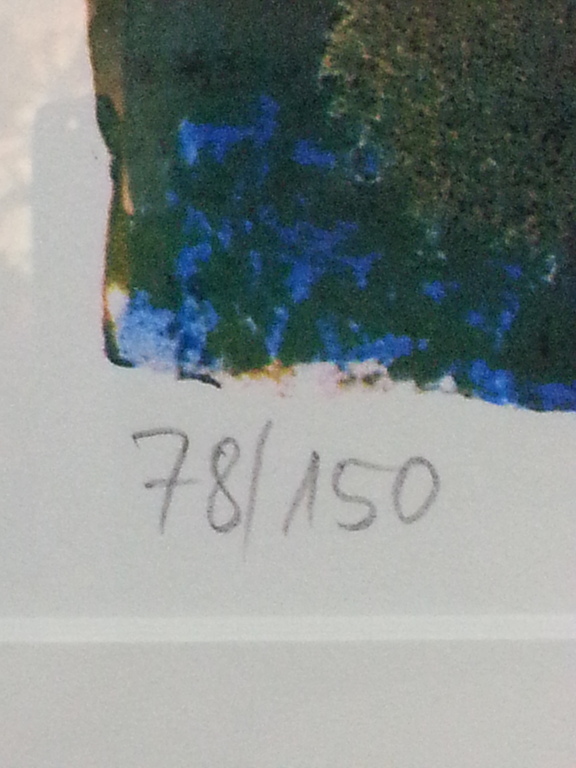 Giovanni Vetere, zeefdruk met lijst ," Vieni "  kopen? Bied vanaf 50!