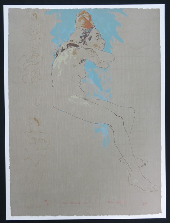 Sam Drukker: Litho, Man vrouw & maan kopen? Bied vanaf 100!
