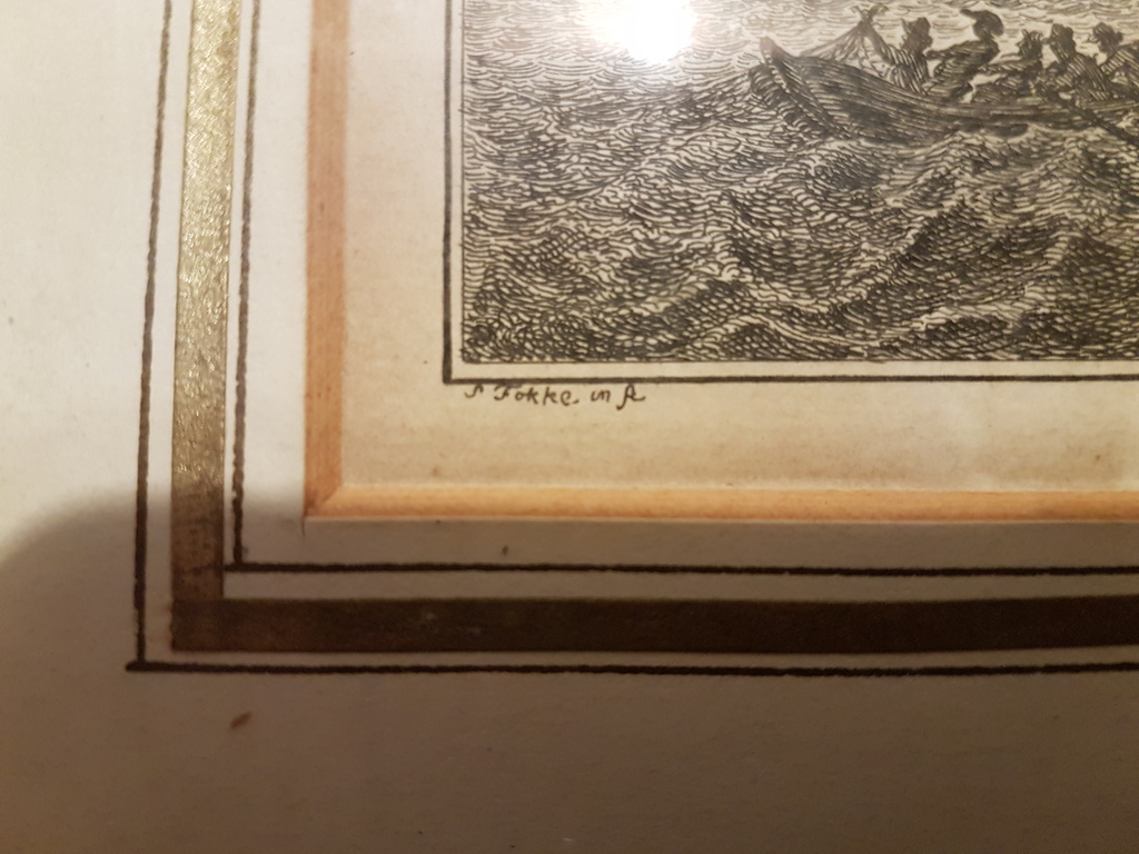 Simon Fokke (1712-1784), gravure, schepen op zee kopen? Bied vanaf 1!