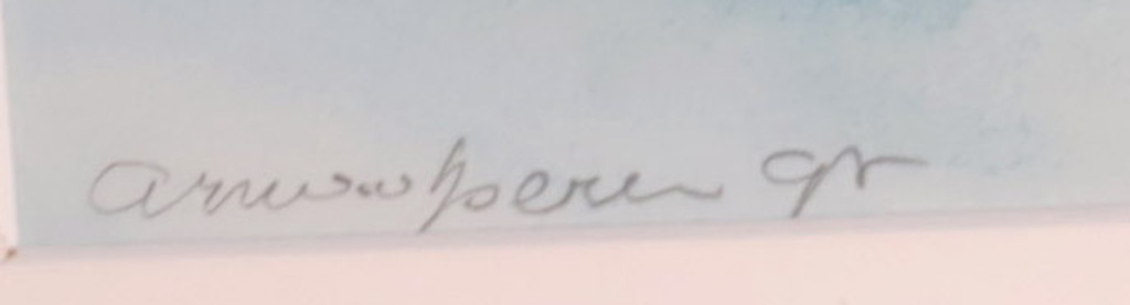 Arno van Iperen: Aquarel en krijt, Veldbloemen - Ingelijst kopen? Bied vanaf 1!
