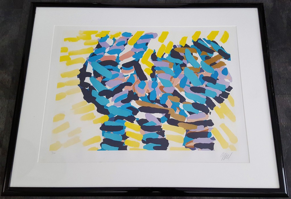 Splintering Heads - oplage 175 ex. - Prachtig ingelijst - 1978 verkocht voor € 450!