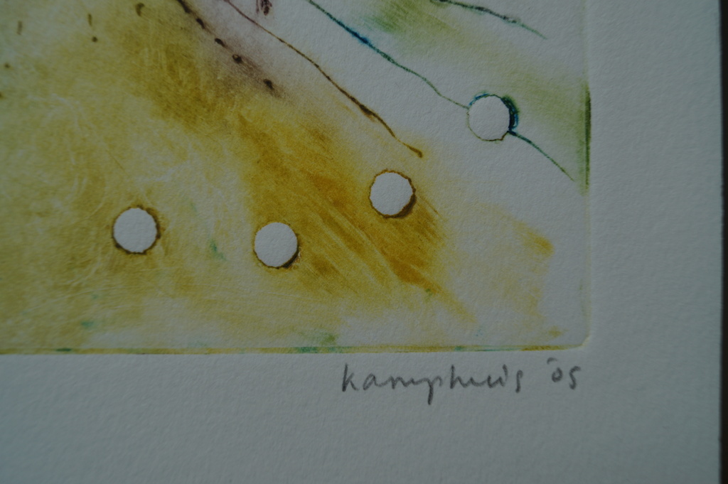 Gerart Kamphuis - Laantje - gesigneerde ets - 2005 kopen? Bied vanaf 1!