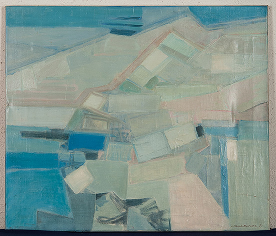 Dick Zwier - Olieverf op doek - Mykonos Griekenland kopen? Bied vanaf 29!