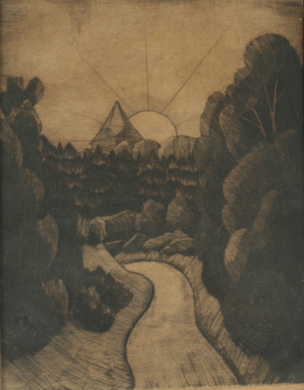 Jo Bezaan (1894-1952) - ets - gesigneerd - 1925 verkocht voor € 60!