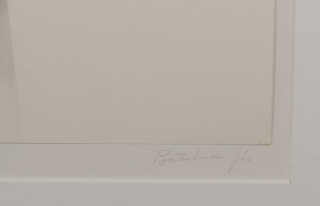 Janos Bittenbinder: Potloodtekening, Z.T. - Ingelijst kopen? Bied vanaf 1!