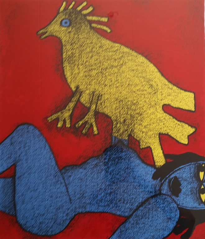 Corneille, gesigneerde zeefdruk, 1992, oplage 250 ex. verkocht voor € 199!