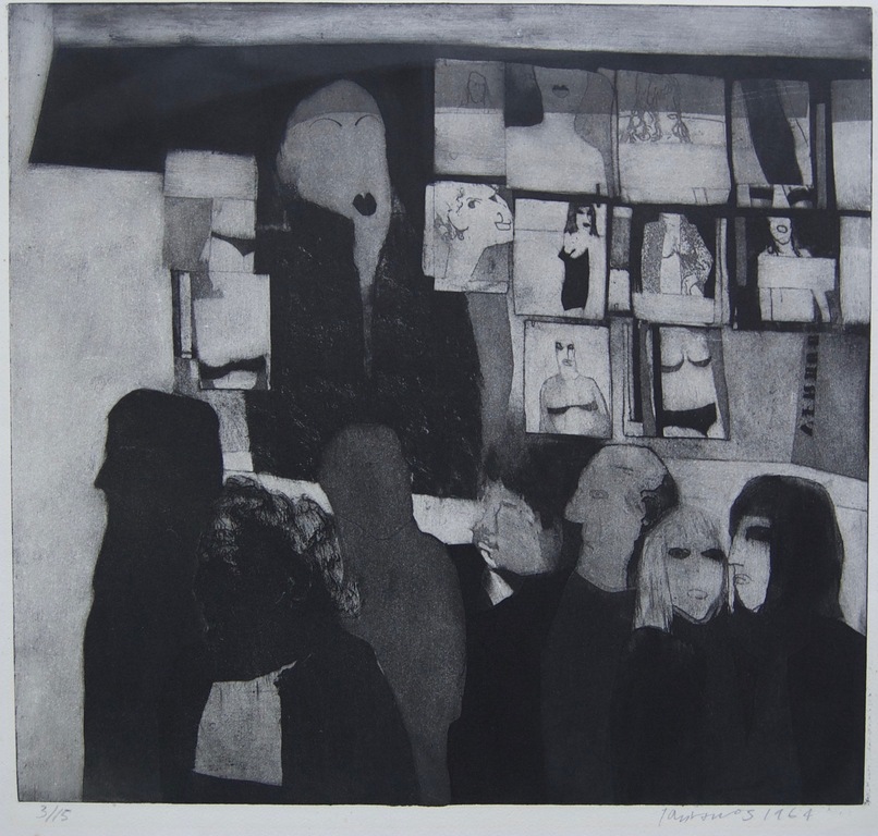 Ton van Os, Aquatint, Zonder Titel, 1964 kopen? Bied vanaf 25!