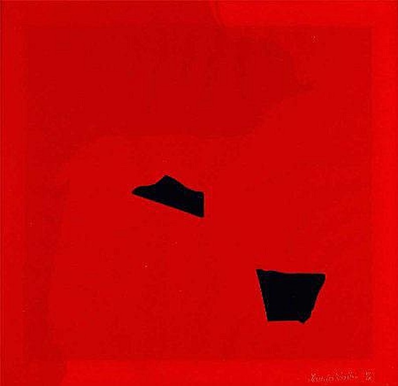 Lourdes Castro:  Unieke Zeefdruk “Schaduwfiguur” op acrylaat  verkocht voor € 300!