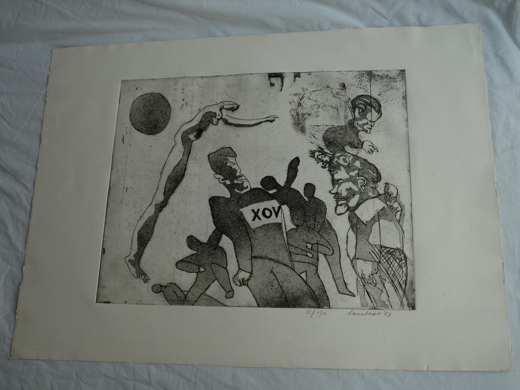 Lucebert : Ets en aquatint – VOX – Gesigneerd – 1967 kopen? Bied vanaf 100!