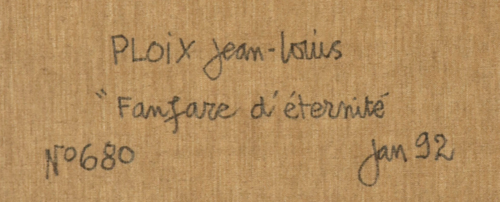 Jean-Louis Ploix: Acryl op doek, Fanfare di éternité kopen? Bied vanaf 1!