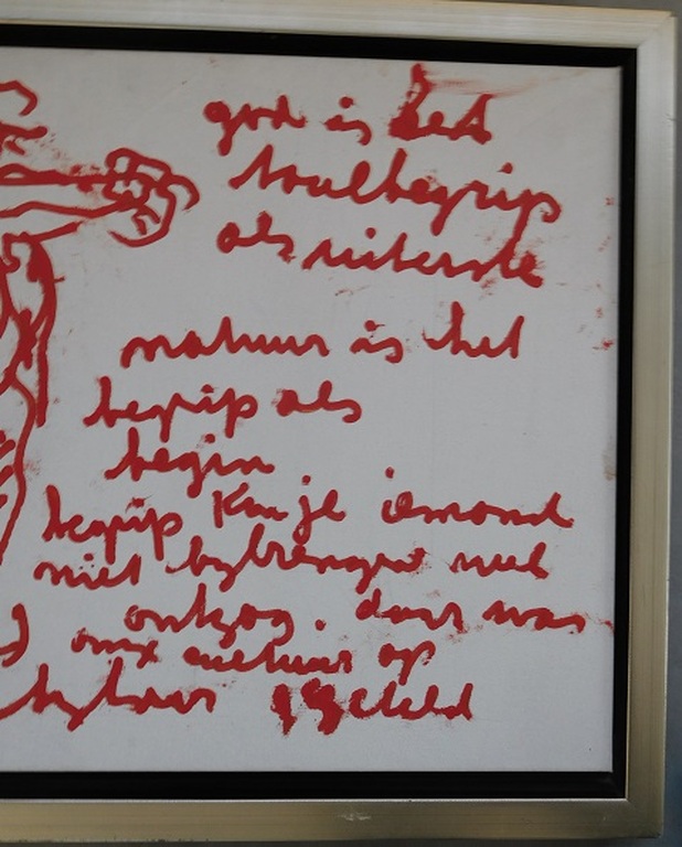 Anton Heyboer, Natuur, Twee keer gesigneerd, Olie op doek, in baklijst kopen? Bied vanaf 350!