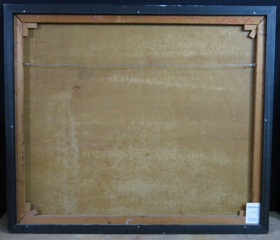 Mado Schoolmeesters: Olieverf op doek, Havengezicht - Ingelijst kopen? Bied vanaf 300!