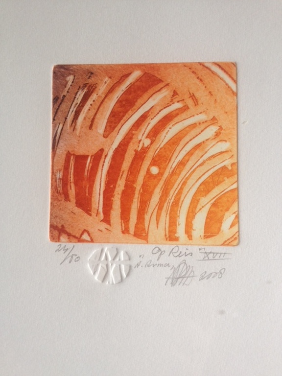 Ad Arma, kleurenets “Op Reis” 2008 , gesigneerd kopen? Bied vanaf 25!