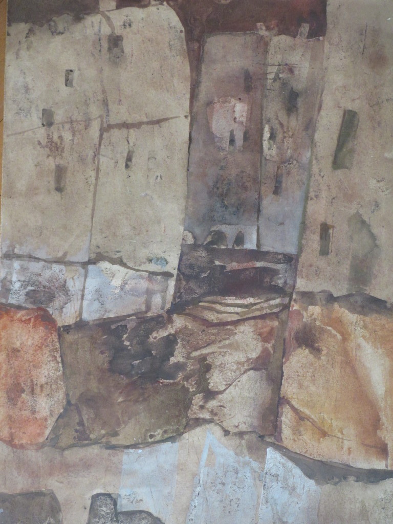 Jan van Heel, Soria Spanje, Gemengde techniek '71 kopen? Bied vanaf 1!