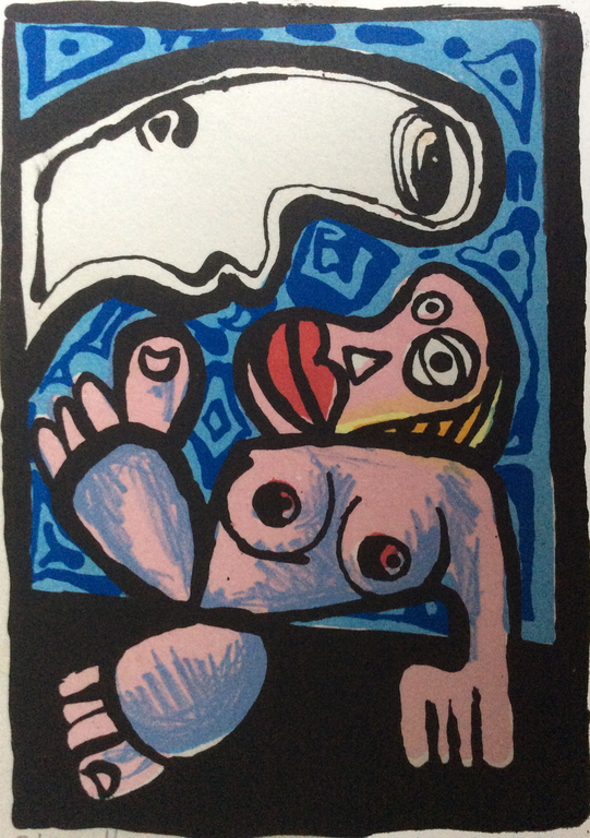 Frank Hulscher - Frank Hulscher - Please allow me tot introduce myself - lithografie verkocht voor € 40!