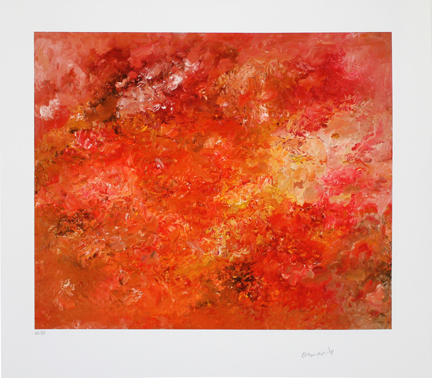 Armando.-LANDSCHAFT-Giclee op katoenpapier.2016.Gesigneerd Slechts 30 exemplaren kopen? Bied vanaf 169!