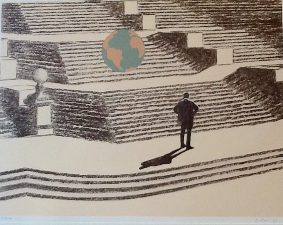 Peter Bes - gesigneerde zeefdruk 1996 kopen? Bied vanaf 1!