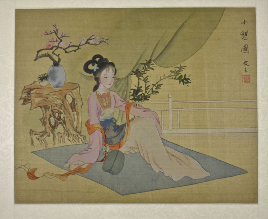 Onbekend: Twee Chinese tekeningen kopen? Bied vanaf 1!