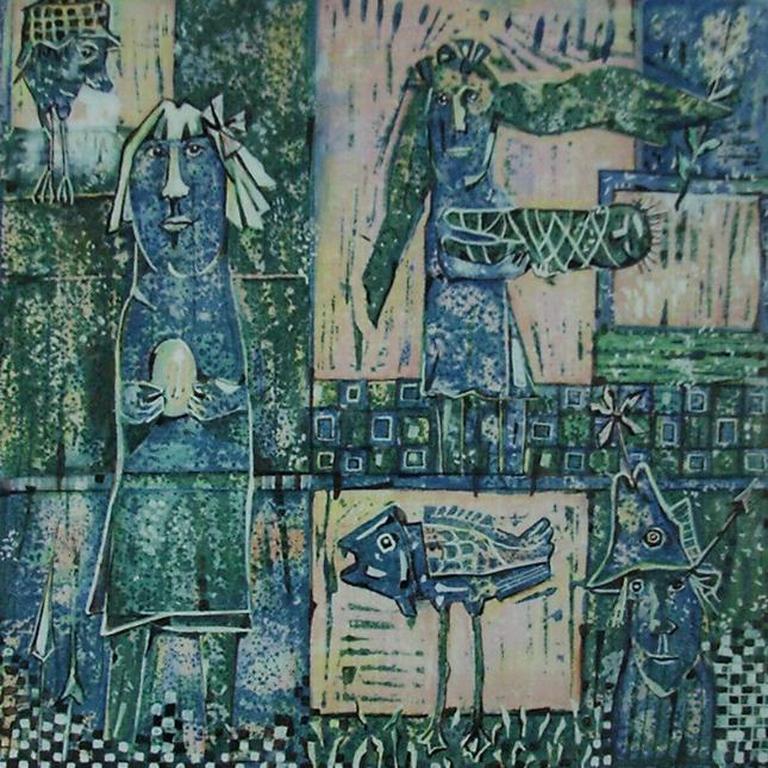 Mieke Kemming-Stork: Gemengde techniek, Geboorte kopen? Bied vanaf 1!