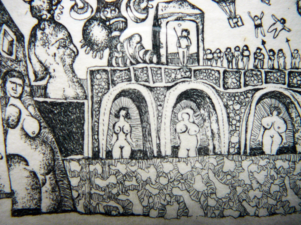 Ab Steenvoorden: 'Het Nijlpaard' -ets 1972-  kopen? Bied vanaf 35!