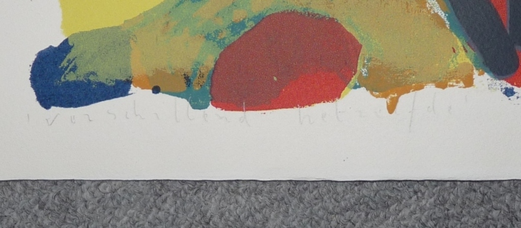 Piet Warffemius: grote zeefdruk 'Verschillend Hetzelfde' 1992, handgesigneerd kopen? Bied vanaf 120!