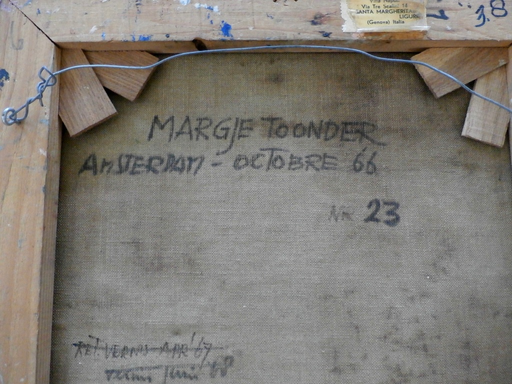 Margje toonder - schilderij uit haar eigen collectie - 1966 kopen? Bied vanaf 75!