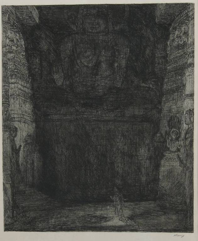 Marius Bauer: Ets, Elle marchait... verkocht voor € 50!