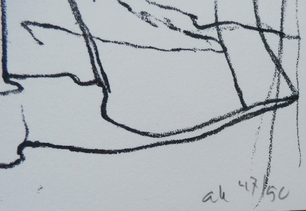 Arno Kramer - zeefdruk: jurk - gesigneerd kopen? Bied vanaf 55!