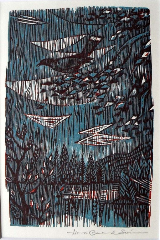 Hans Gerhard Soerensen - Lykken - orginal Houtsnede , handgesigneerd kopen? Bied vanaf 25!