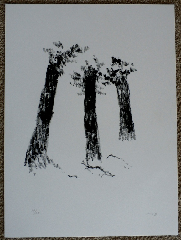 Armando - litho: confrontaties tussen potlood en papier (bomen) kopen? Bied vanaf 225!