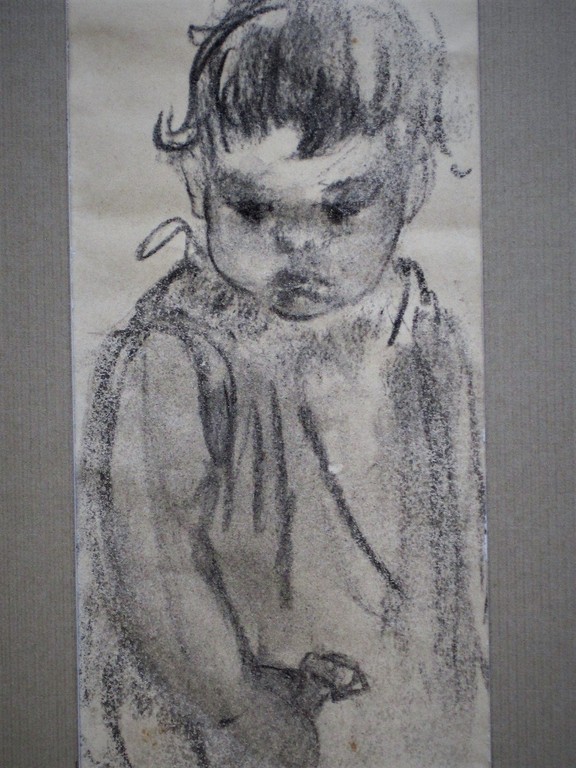 Fraai ca. 1930 gesigneerde houtskooltekening  kopen? Bied vanaf 1!