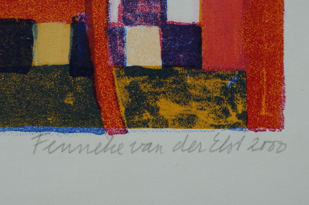 Fennek van der Elst - twee litho's - doorkijkje I en II - 2000 kopen? Bied vanaf 1!