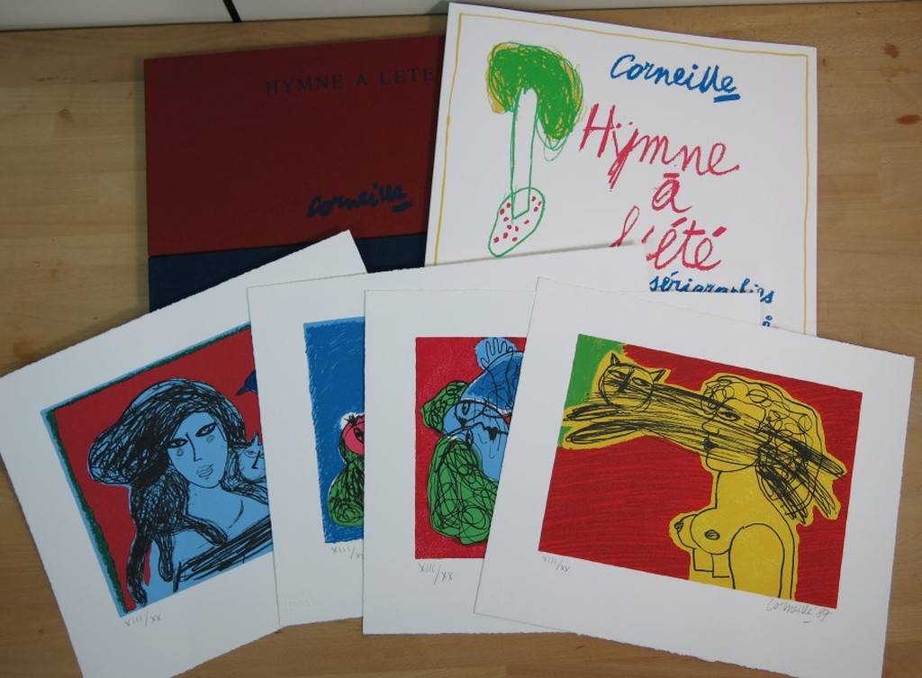 Corneille: 4x Zeefdruk, Portfolio Hymne a l'ete kopen? Bied vanaf 450!