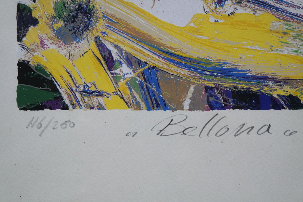 Johan Adriaan smit (1945-2002) - zeefdruk - abstracte compositie kopen? Bied vanaf 50!