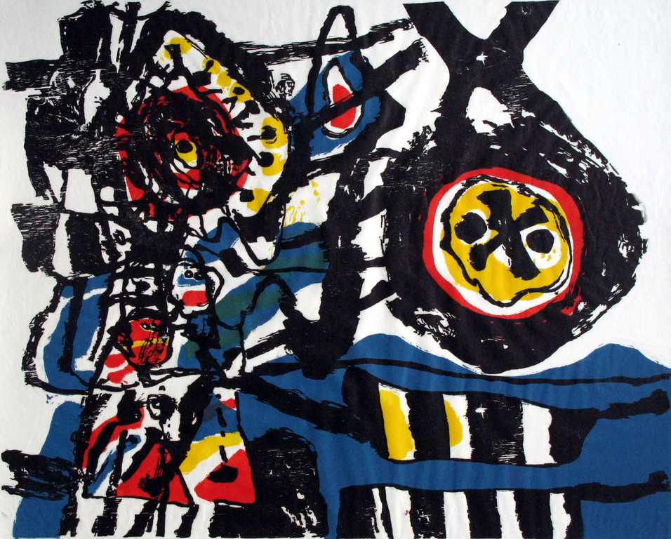 JEF DIEDEREN - GROOT origineel abstract werk uit 1965 - GESIGNEERD en onberispelijk verkocht voor € 350!