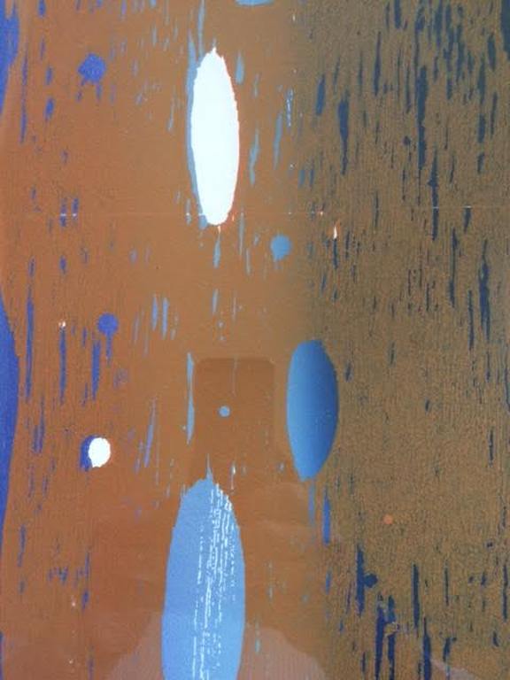 Joris Geurts Zeer mooie Houtsnede ZT Bruin Ingelijst achter glas kopen? Bied vanaf 55!