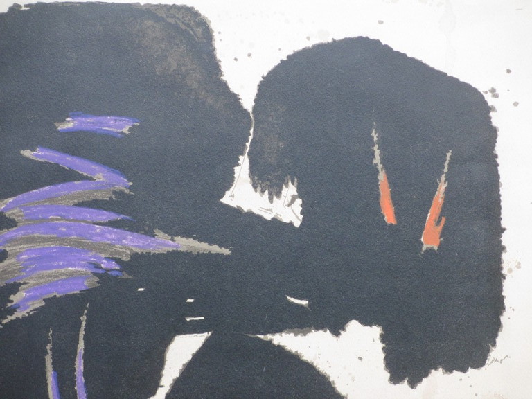 Onbekend, Van der Vet?, Roofvogelachtig Wezen, Kleurlitho kopen? Bied vanaf 1!