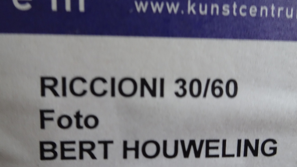 Bert Houweling, Riccioni 1987 30/60  kopen? Bied vanaf 250!