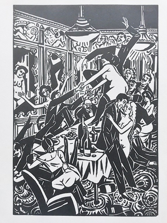 Frans Masereel, houtsnede, uit La Ville 1928 verkocht voor € 45!