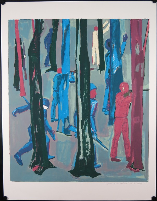 Hans Ebeling Koning: Litho, Bos L (groot) kopen? Bied vanaf 60!