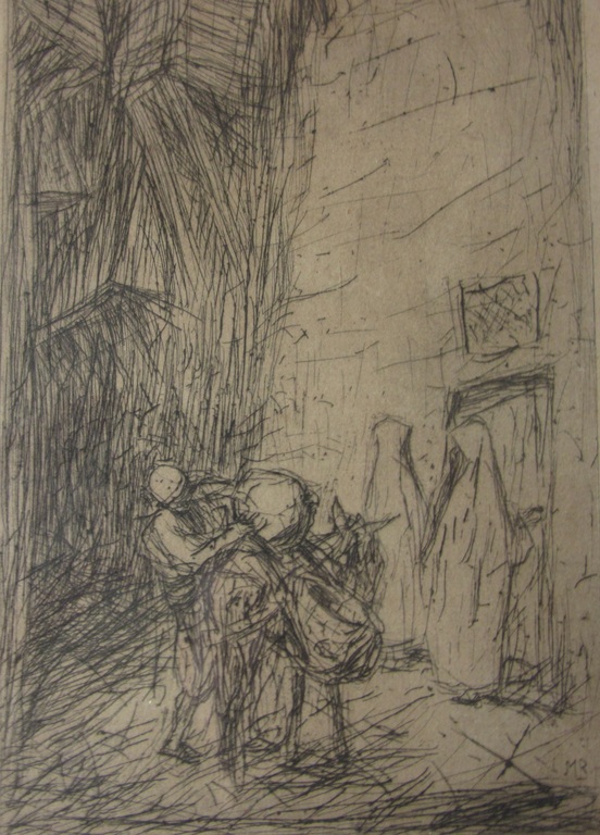 Marius Bauer - Ets - Turkse koopman Damascus, handgesigneerd, No11 en verso kopen? Bied vanaf 175!